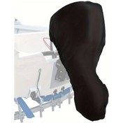 Resim Fochsia 60-100 Hp Deniz Motoru Kapağı Ağır Hizmet Tam Boy Harici Motor Kılıfı 420d Oxford Kumaş 