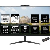 Resim Msı Modern AM242 Intel Core I5 1235U 8gb 256GB SSD 23.8" Fhd Windows 11 Pro All In One Bilgisayar & Per4 USB Bellek 12M838XTRP401 