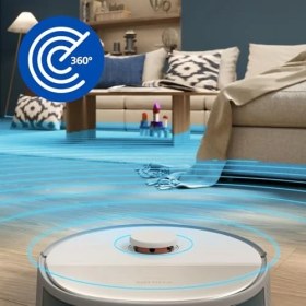 Resim Esranın Dünyası Philips 5000 Serisi Islak Kuru Robot Süpürge, Yüksek Emiş Gücü, Uzun Çalışma Süresi, 200 Dk'ya Kadar Şarj, Homerun, Otomatik Boşaltma Istasyonu, Beyaz (XU5100/20) 
