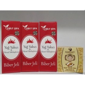 Resim 3 Adet Biber Jeli + Bitkisel Karamel Sabun 