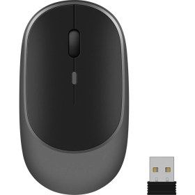 Resim Microcase 1600 DPI Şarj Edilebilir 2.4 GHz Bluetooth Kablosuz Mouse - AL2674 Gri 