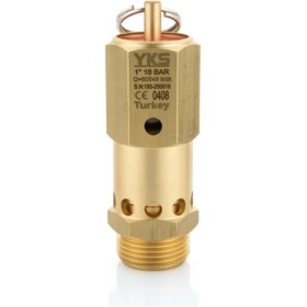 Resim Yks 1" 4 Bar Standart Basınçlı Emniyet Ventili 