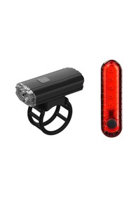 Resim Epic Quickset Usb Şarjlı Ön Arka Bisiklet Aydınlatma Seti Fst-403 Siyah - Yeşil 