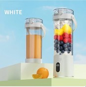 Resim Topnotch Taşınabilir Usb Şarjlı Beyaz Blender, 12 Bıçaklı 600ml Led Ekranlı 