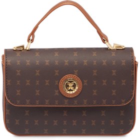 Resim Kahverengi Print Kadın El Çantası - S25K1PR09154-T4J 