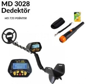 Resim Md 3028 Define Altın Metal Dedektörü -Md 720 Pointer 