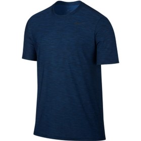 Resim Nike Erkek Lacivert Tişört Mens Breathe Top Dry 832864-429 