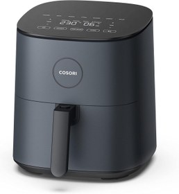 Resim COSORI Sıcak Hava Fritözü, Uyumlu 4.7 Litre Air Fryer XXL,1500 W,Dijital Temperd Glass,9 Fonksiyon,Gri 