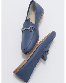 Resim Luvishoes F03 Lacivert Cilt Kadın Babet Lacivert 