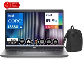 Resim LATITUDE 5440 13.Nesil İntel İ7 1355U 8gb 256gb SSD 14" Windows11Pro FHD DLN025L54401433+ Çanta 