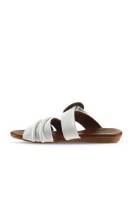 Resim Bueno Shoes Beyaz Deri Kadın Düz Terlik 01wu7438 