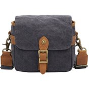 Resim Retro Kamera Kanvas Çanta Omuz Messenger Çanta Seyahat Taşınabilir Kılıf Koyu Gri Diğer 