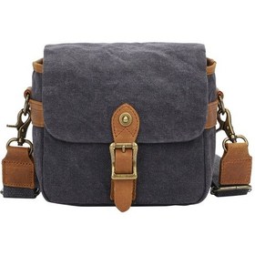 Resim Retro Kamera Kanvas Çanta Omuz Messenger Çanta Seyahat Taşınabilir Kılıf Koyu Gri Diğer 