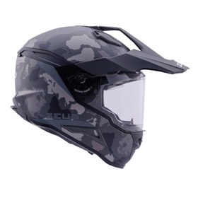 Resim ZEUS ZS-913 BF6 Matt Black Grey Black Silver Kapalı Kask ( Pinlock Dahil ) 
