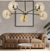 Resim Nide 5Li Siyah Eskitme Bal Camlı Modern Genç Odası Yatak Odası Re 