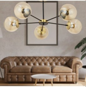 Resim Nide 5Li Siyah Eskitme Bal Camlı Modern Genç Odası Yatak Odası Re 