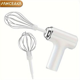 Resim Honeybeeshop Beyaz Usb Şarj Edilebilir Kablosuz El Çırpıcı Kompakt Çok Fonksiyonlu Karıştırıcı Diğer 