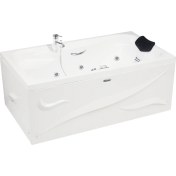 Resim Nassau Jakuzi 140x80, H55 Rest Hidromasaj Sistemli Küvet (Gövde + Metal Ayak + 4 Yön Panel) 