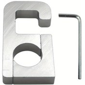 Resim Hightower Gümüş Motor Elektrikli Bisiklet Kancası, Deliksiz Başlık Askı Aksesuarı 