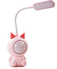 Resim Mukko Home Kuromi Cartoon Temalı Şarj Edilebilir Masa Lambası, USB Şarjlı Kalem Tıraşlı 