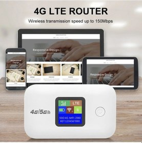 Resim 4g Mobil Sim Kartlı Wifi Router 150mbps 3000mah Taşınabilir Hotspot Modem Kayıtlı 