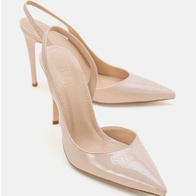 Resim Twine Bej Rugan Kadın Topuklu Ayakkabı Bej Rugan 