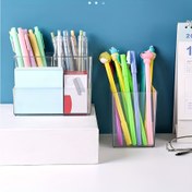 Resim Yaratıcı ve Minimalist Ofis Malzeme Düzenleyici Kalemlik Masaüstü Dekorasyon Çok Fonksiyonlu Ofis Süs Eşyası 