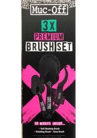 Resim Muc-off 3x Fırça Set Siyah 