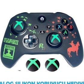 Resim Xbox Series S/series X Red Dead Redemption Koruyucu Silikon Kılıf + Analog Silikon Koruyucu 