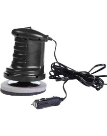 Resim Creatorally Mini Araba Ağda Makinesi 12V Yüksek Verimli Parlatma Detaylandırma Çizik Sökücü Makinesi Elektrikli Taşınabilir Araba Balmumu Siyah (Yurt Dışından) 