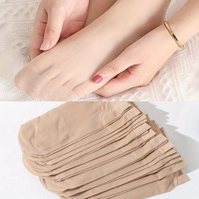 Resim Kadınlar için 10 Çift Kısa Çorap Ultra-İnce Çoraplar Anti-Snagging Kristal Çoraplar Alt Çelik Çoraplar Kansız Renkli Çoraplar Bayanlar Kısa Çoraplar 