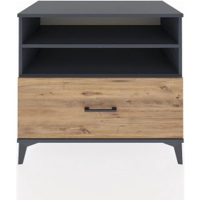 Resim Hyperion Şifonyer 2 Raflı Tek Çekmeceli 88x44x80 Antrasit-çam Antrasit 