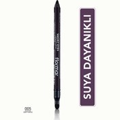Resim Flormar Smoky Eyes Suya Dayanıklı Mat Göz Kalemi 005 Deep Purple 