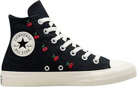 Resim Converse Erkek Ox Chuck 70 Spor Ayakkabı, Siyah/Beyaz/Kırmızı, 10.5 Women/8.5 Men 