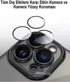 Resim Tria Iphone 7 Plus/8 Plus Uyumlu Kamera Lens Koruyuculu Elektroliz Lazer Silikon Telefon Kılıfı 