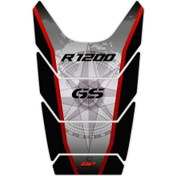 Resim GP Kompozit BMW R 1200 GS 2008-2012 Uyumlu Tank Pad Siyah-Kırmızı 