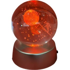 Resim Aya Çıkan Astronot Kristal Küre Diğer 