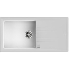 Resim Teka Stone 60 L-tg Beyaz Granit Evye - 100x51 Ölçü 