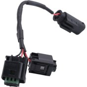 Resim Synodicmonth Motosiklet Hızlı Bağlantı Kablo Seti Şönt Devre Soketi Uzatma Adaptörü R1200gs R1250gs R 1200 1250 R Rt R18 İçin 