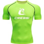 Resim Snapbuy Erkek Uv Koruyucu Rashguard Mayo - Denizanası Önleyici Sörf Dalış T-shirtkırmızı Kirmizi 