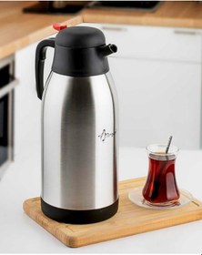 Resim Penguen Png-1250p 2,5 Litre Çift Katlı Çelik Çay Termosu 