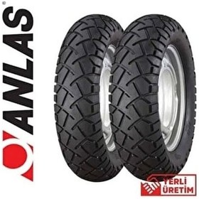 Resim Rks Spontini Ön Arka Lastik Takımı Arka 3/50/10 -ön 90/90/12 Anlas Mb80 -arasmoto Uyumlu 