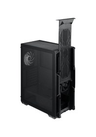 Resim Starker Tempered Glass Starker-bkcww Argb 2 Fanlı Siyah Atx Oyuncu Kasası 