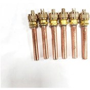 Resim Lumaworld 6 Parça Pirinç Soğutucu Servis Vanaları Universal Diş Standart Sızdırmaz Ve Basınca Dayanıklı Uzun 