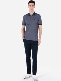 Resim Slim Fit Orta Bel Düz Paça Erkek Lacivert Astarsız Pantolon Colin's