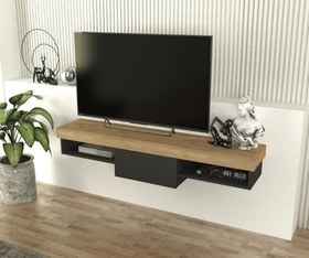 Resim Dekorister Raun Tv Sehpası Sepet - Antrasit 