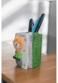 Resim Küçük Prens Kitabı Şeklindeki Kalemlik 10x8 Cm 