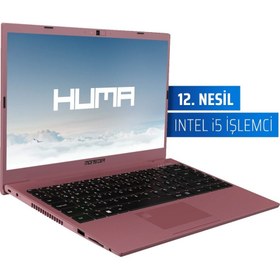 Resim HUMA H4 V5.1.4 Rose Gold Intel Core i5 1235U 8 GB RAM 500 GB SSD FreeDOS 14,1'' FHD 60 Hz Taşınabilir Bilgisayar 