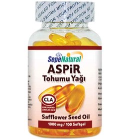 Resim Cla Aspir Yağı 100 Softgel Kapsül 1000 MG Conjugated Linoleic Acid 