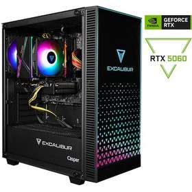 Resim Casper Excalibur E65L.147F-DV60X-0HD i7-14700F 32 GB 500 GB SSD RTX5060 Free Dos Masaüstü Oyuncu Bilgisayarı 